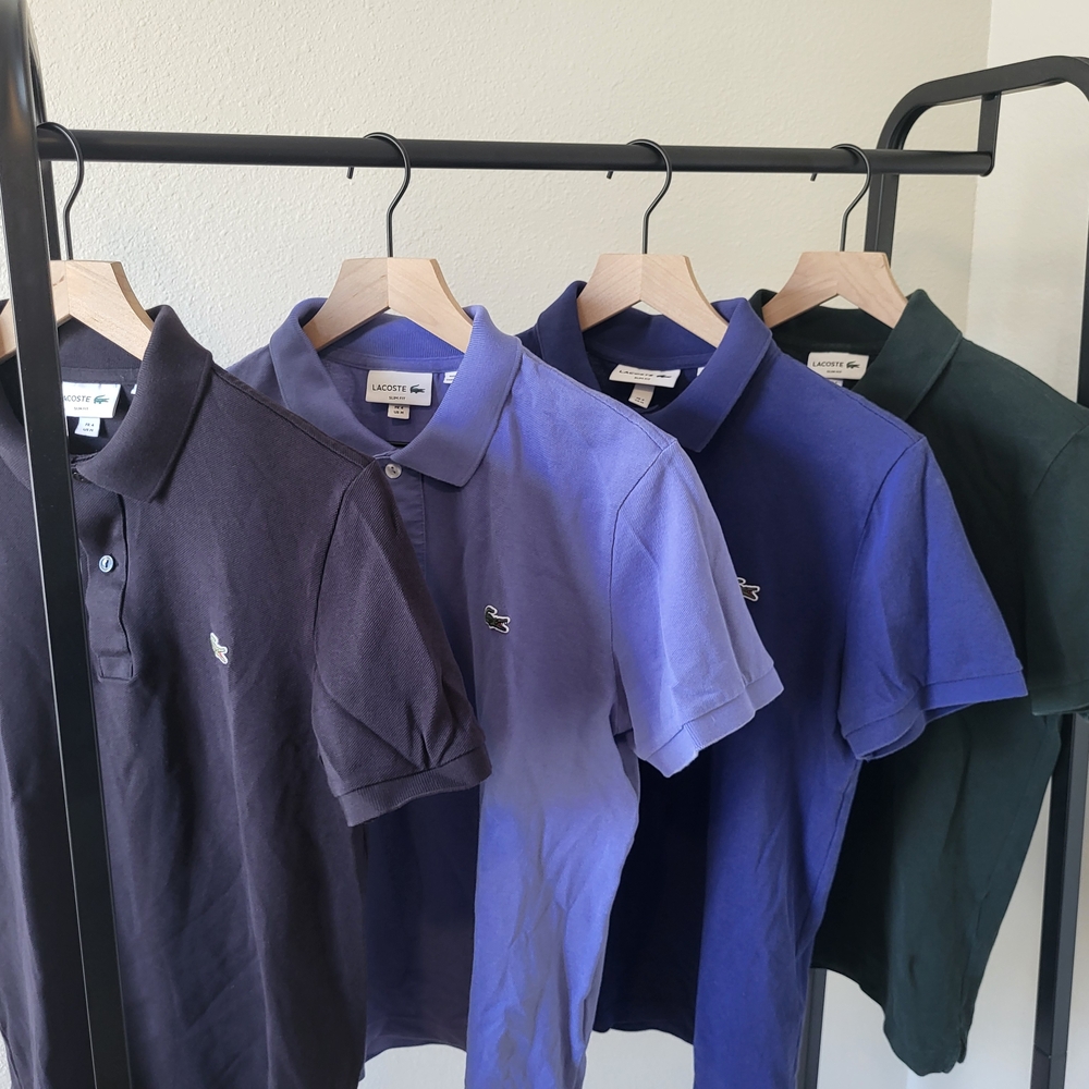 Lacoste Men's Slim Fit Polo Shirt Collection - Black, Purple, Blue, Green
